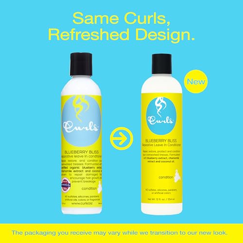 Detalle de Curls Blueberry Bliss Leave-In Conditioner 8 oz