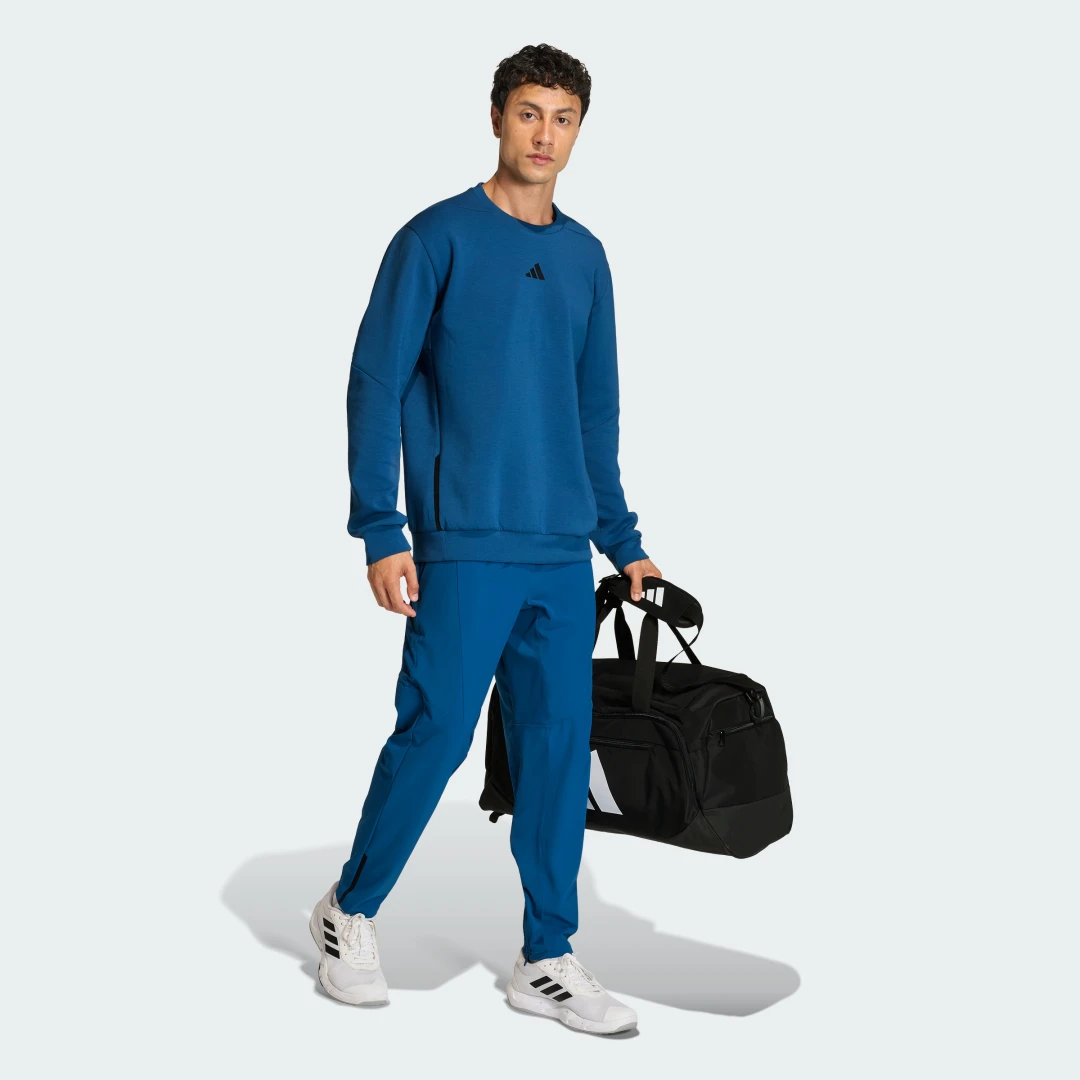 Detalle de Pantalón de entrenamiento D4T de Adidas – azul