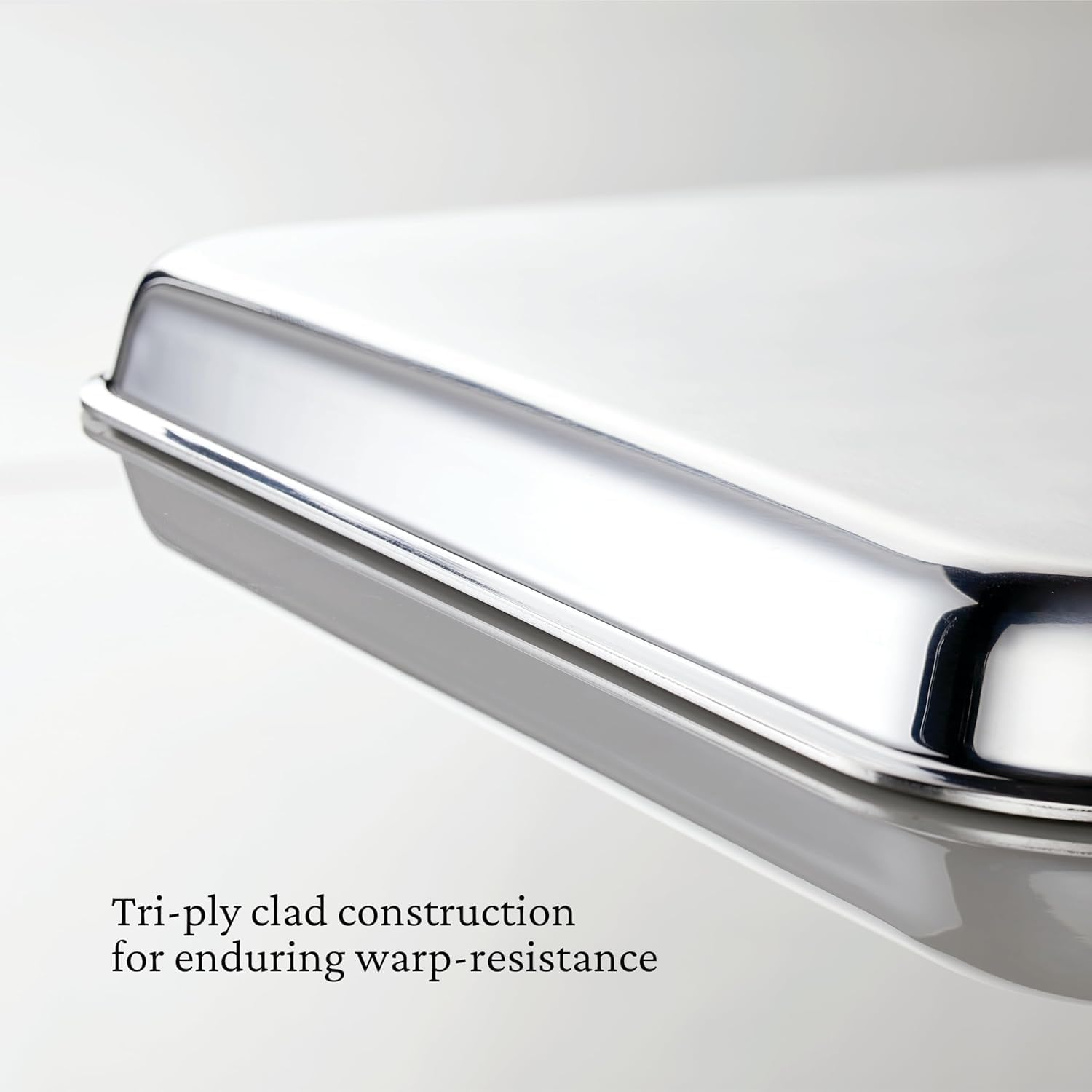Thumbnail 3 de Hestan OvenBond Collection 13" x 18" Tri-Ply Clad Stainless Steel Half Sheet Pan