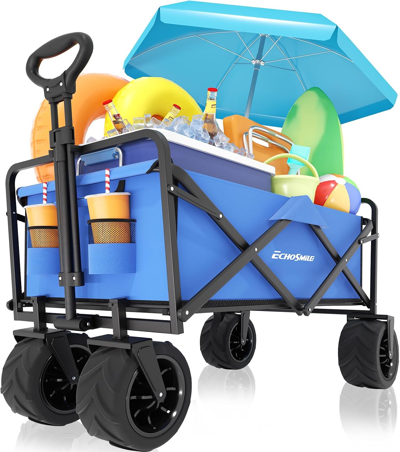 Thumbnail 6 de EchoSmile Carro Plegable 200L 160kg: movilidad práctica para playa, camping y compras