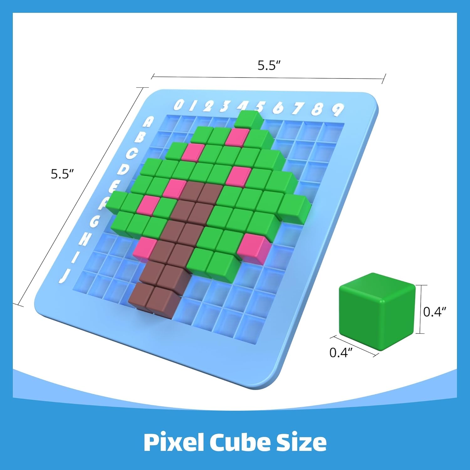 Thumbnail 5 de STEM Toys Pixel Art Kit for Kids (Ages 5–12) — Brain Teasers STEM Activities Medium