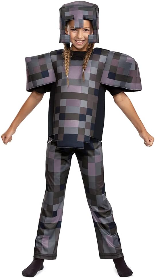 Detalle 2 de Disguise Minecraft Nether Armor Costume for Kids, Small (4-6), Polyester