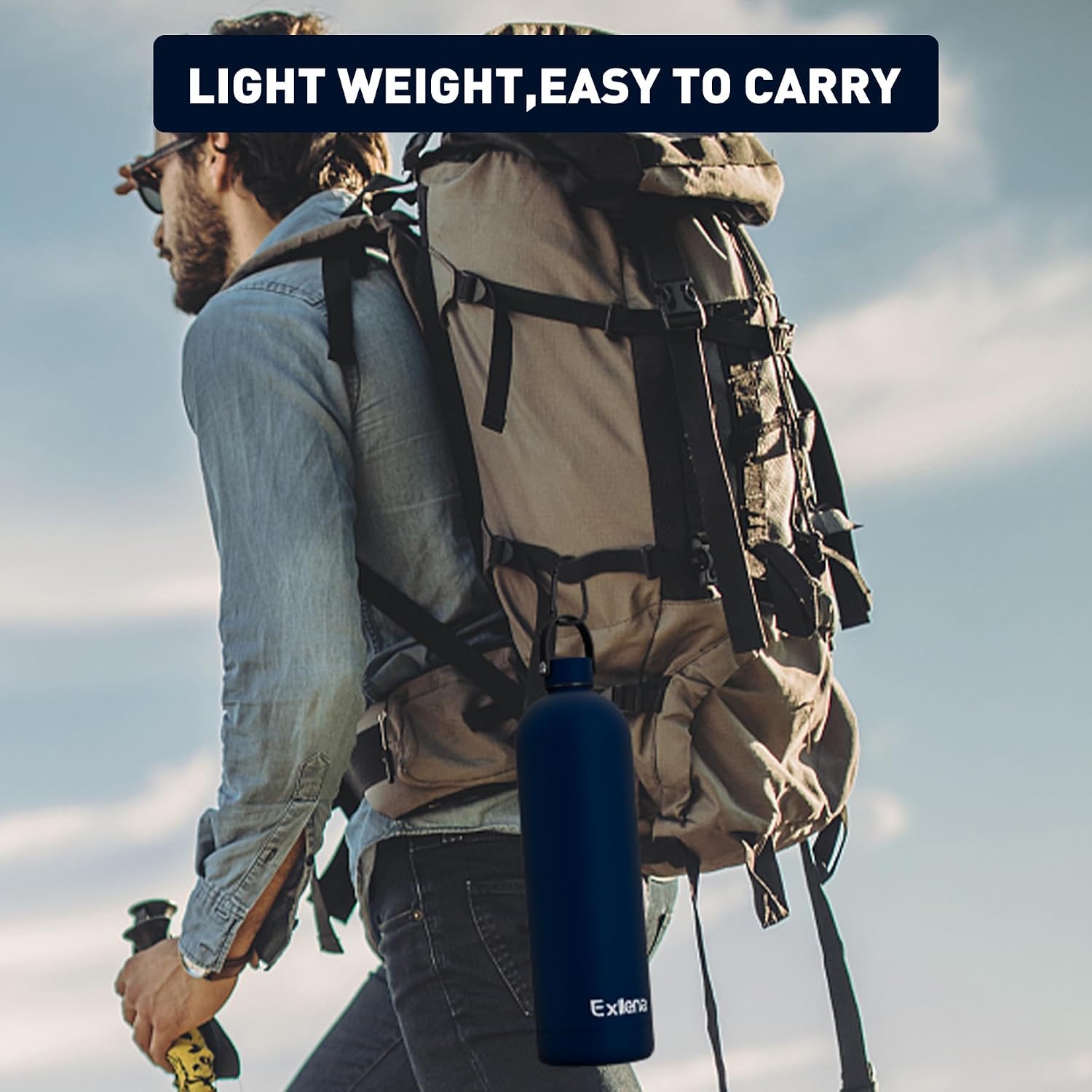 Thumbnail 6 de 1.5l Exllena insulated water bottle