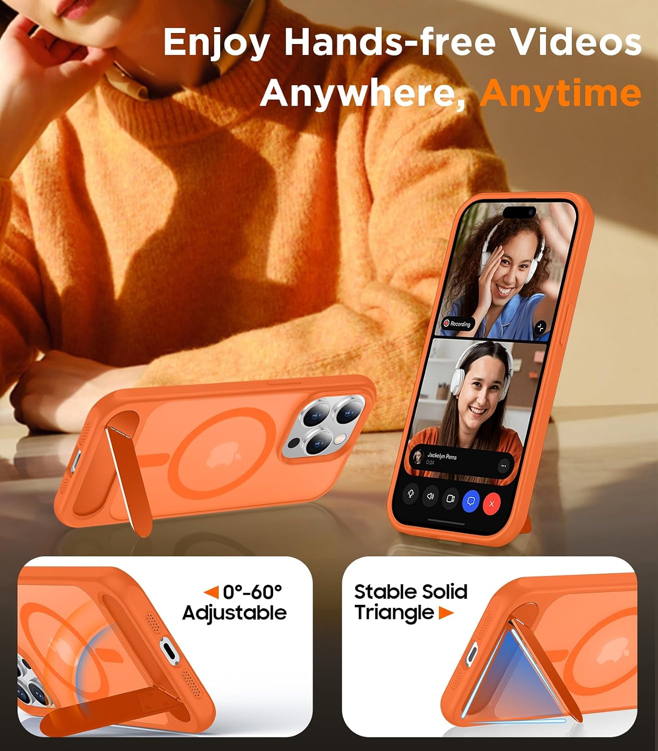Detalle 2 de Temdan iPhone 14 Pro Max Magnetic Case 6.7"