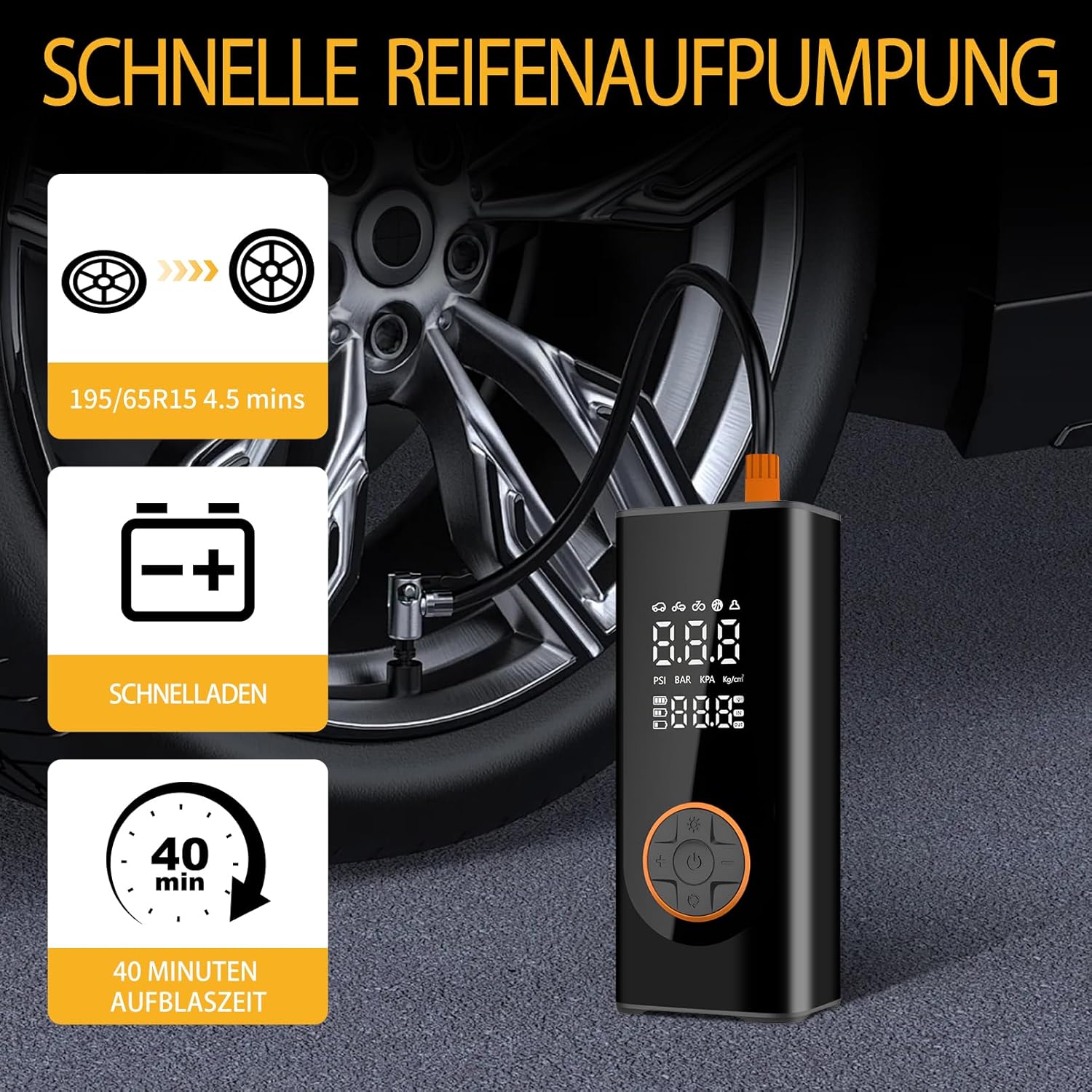 Detalle 2 de Digital Tyre Inflator 150PSI