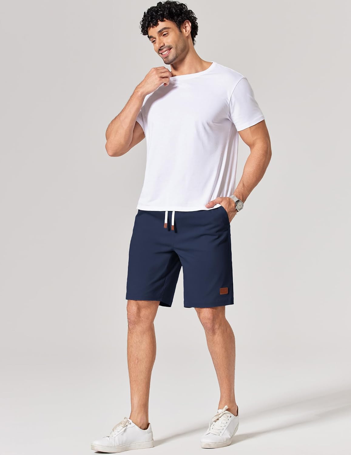 Detalle 2 de COOFANDY Men's Chino Shorts, 9-Inch