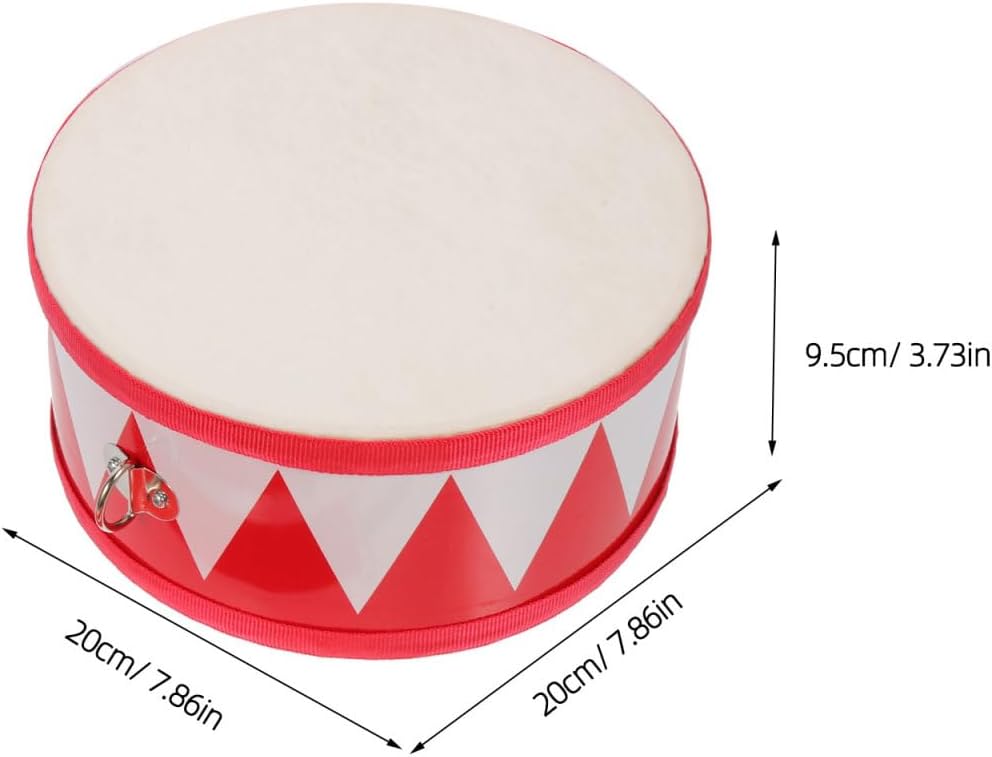 Detalle 2 de Milisten 8 Inch Kids Snare Drum – Double-Sided Orff Percussion for Early Rhythm Learning
