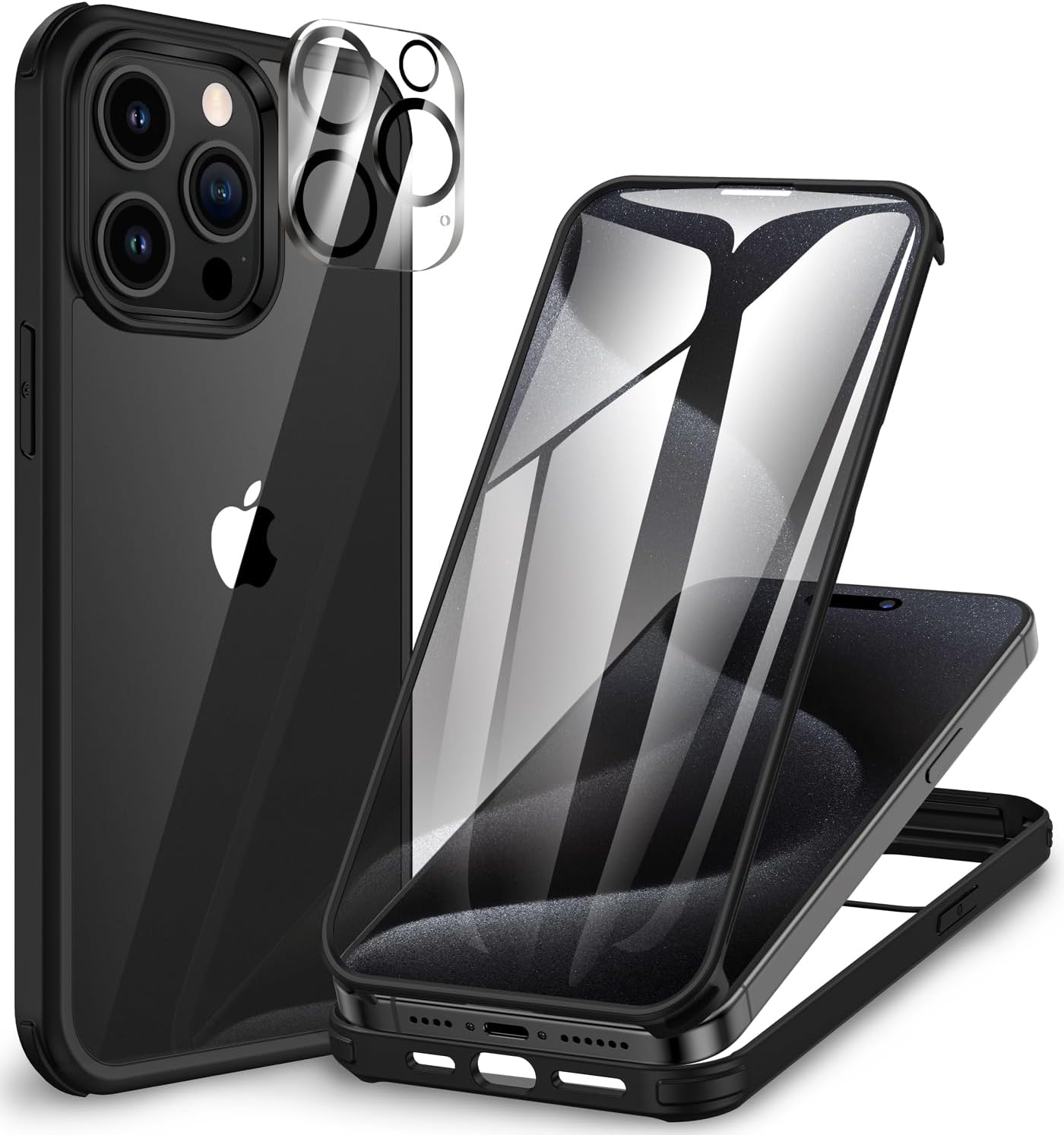 Detalle de CENHUFO iPhone 15 Pro Max full‑body case 360°