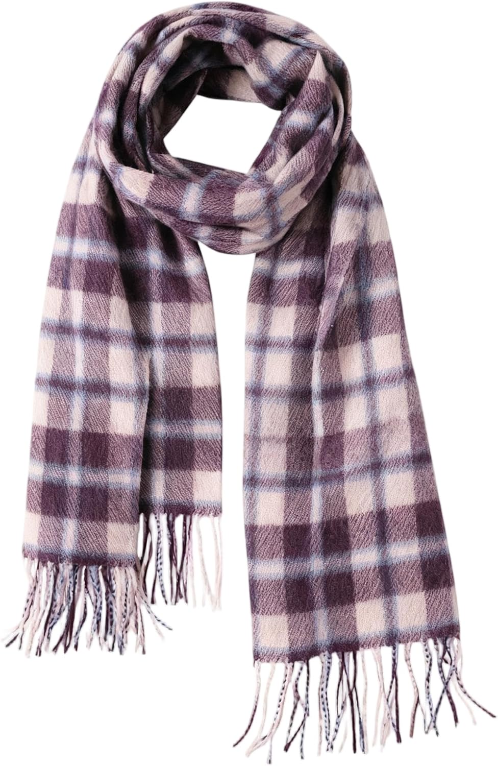 Detalle de SKNSOFT Winter Wool Plaid Scarf 1 pc 🧣
