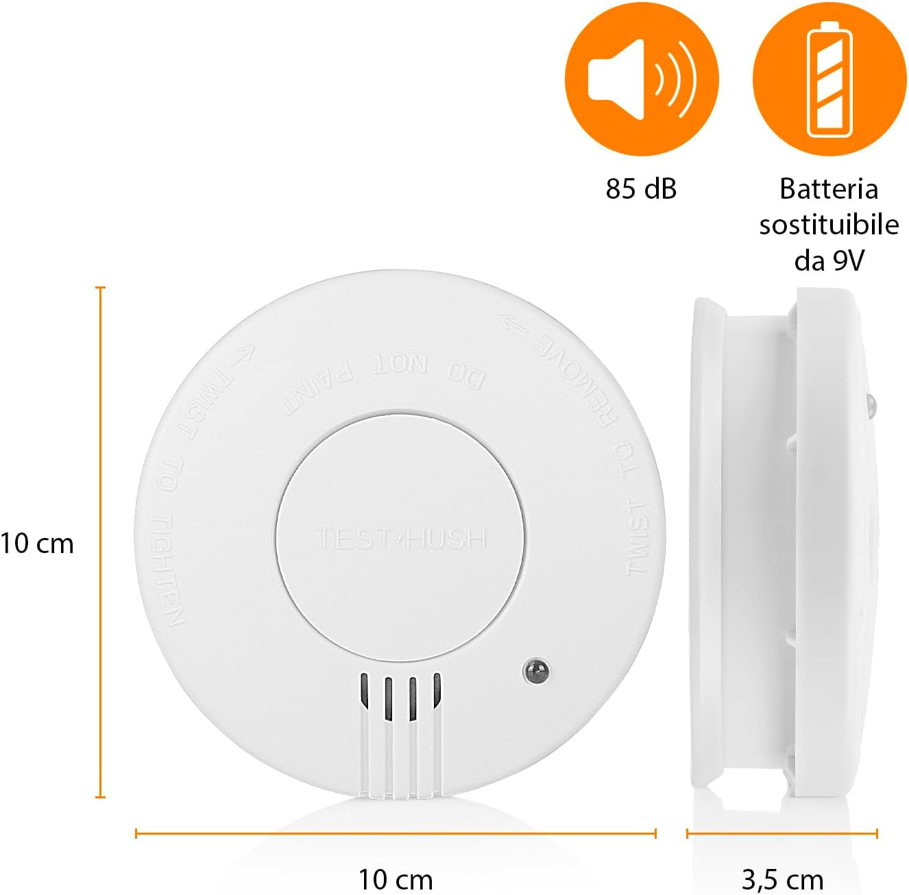 Thumbnail 4 de Smartwares FSM-11516 Rivelatore di fumo: sensore fotoelettrico e vita utile definita