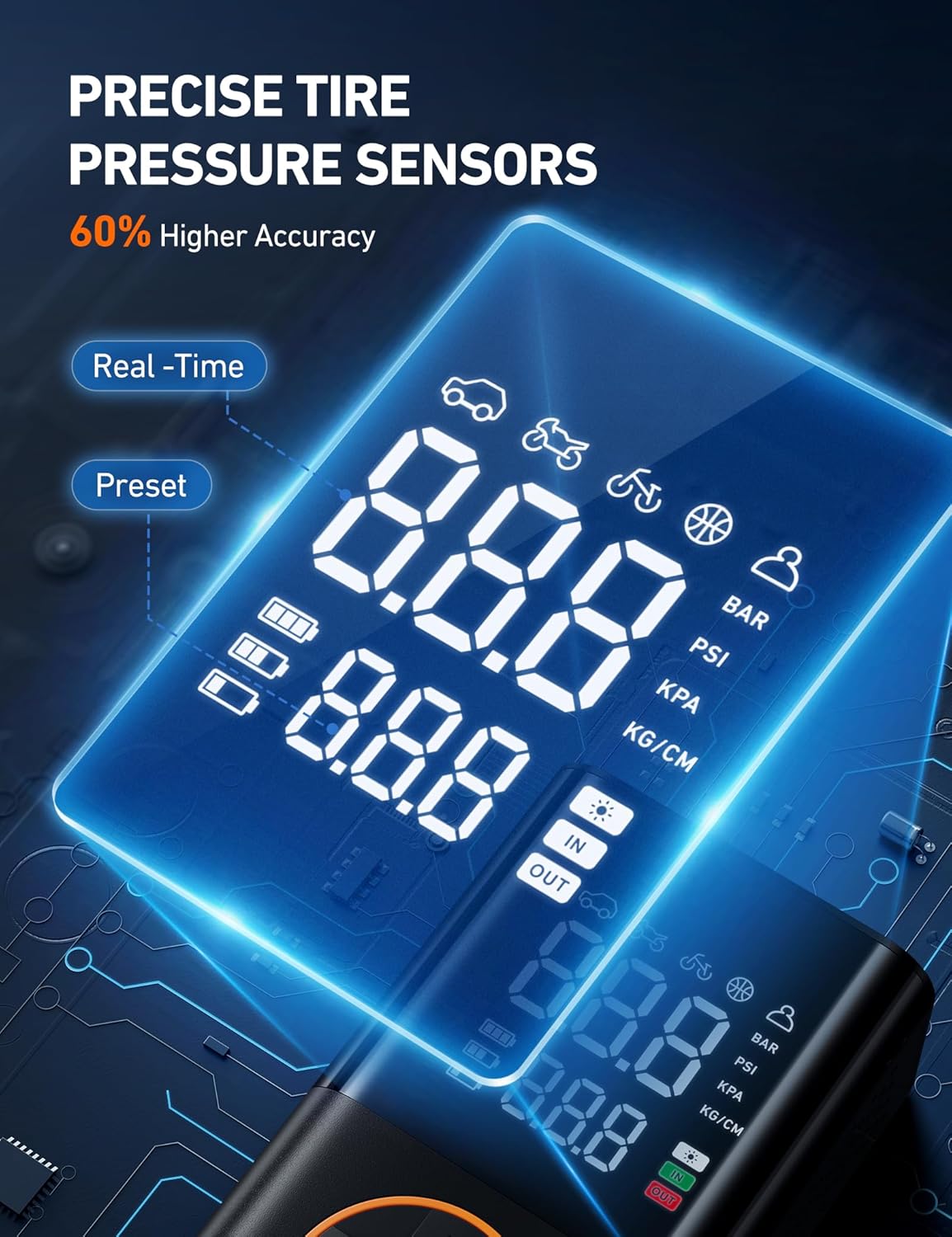 Thumbnail 4 de AstroAI L7 150 PSI Tire Inflator