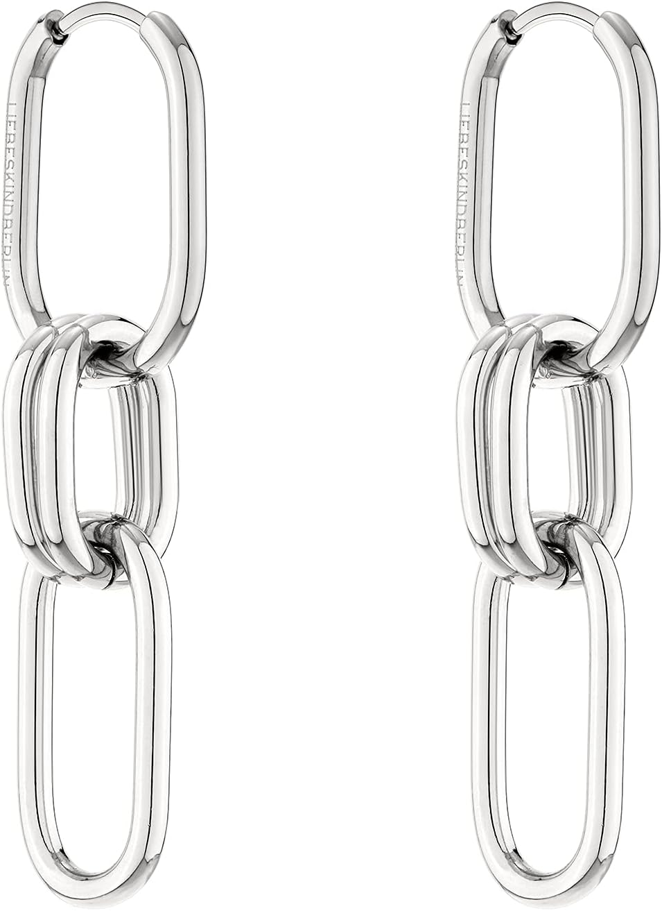 Thumbnail 3 de LIEBESKIND BERLIN Damen Schmuck im Ketten-Look – Armband, Kette und Ohrringe aus Edelstahl