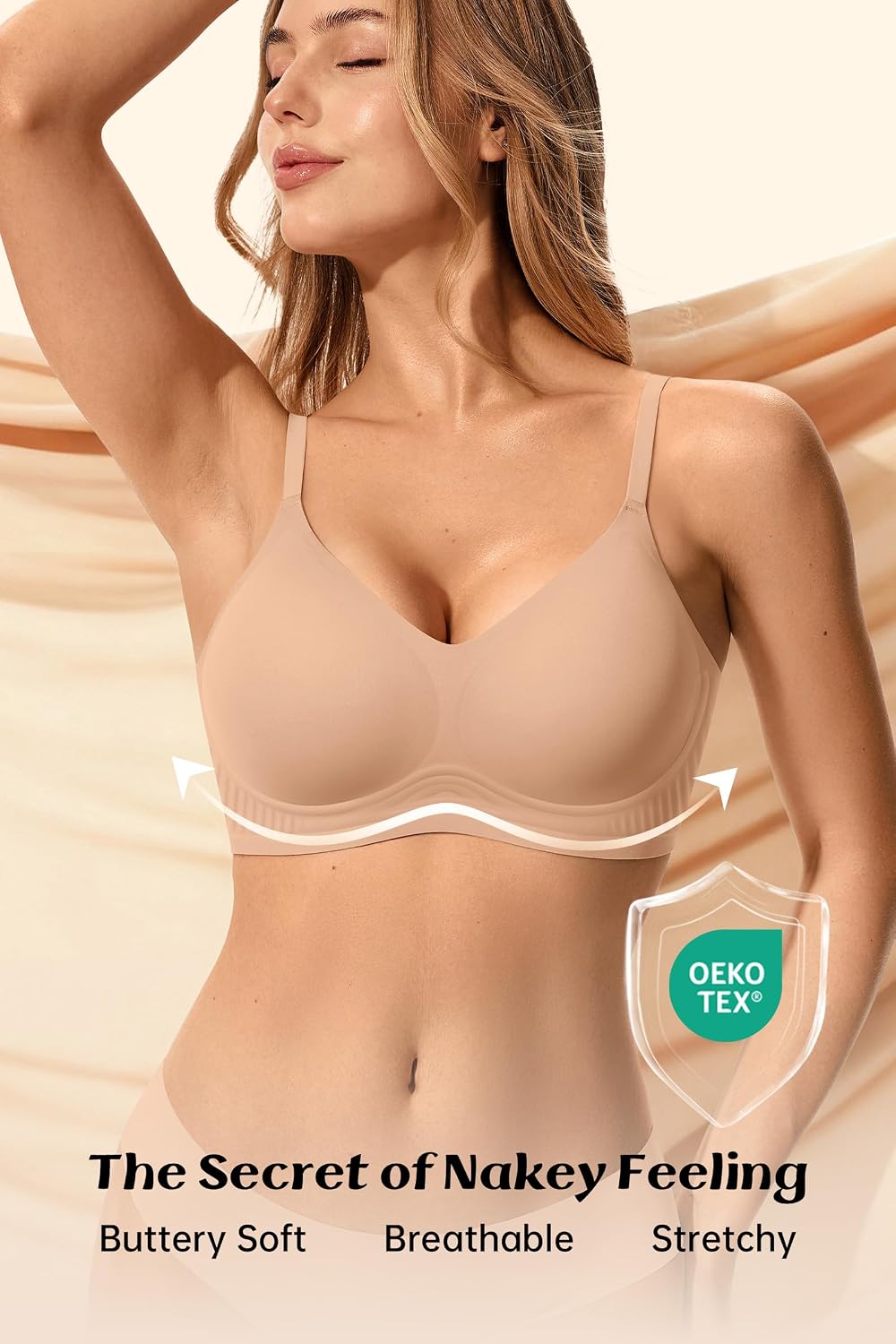 Thumbnail 4 de LetsJoli Jelly Wireless Bra A-DD