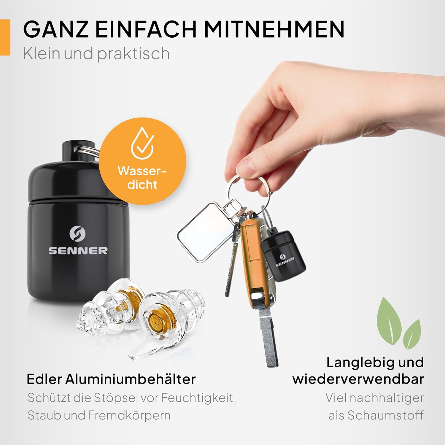 Detalle 2 de Senner WorkPro Gehörschutzstöpsel mit 3-Lagen