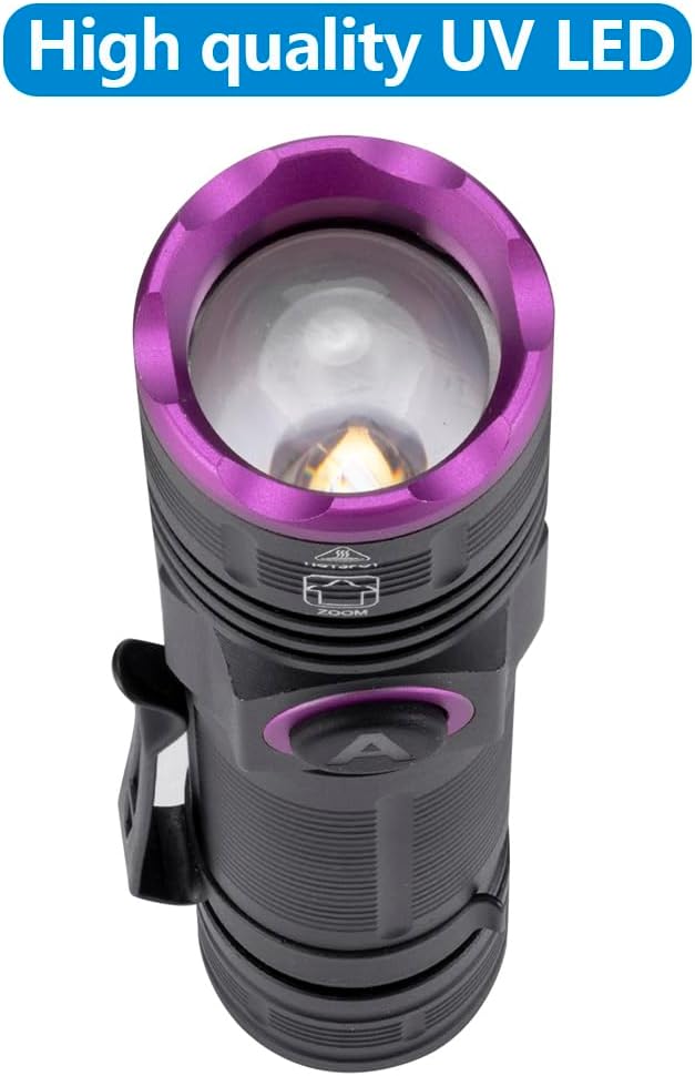 Thumbnail 1 de Alonefire SV85 365nm UV torch (zoom) USB-C rechargeable 5W for black light detection & resin curing