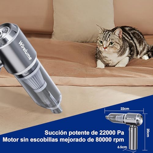 Thumbnail 1 de Wirelume Aspirador de Mano Coche inalámbrico 22000Pa