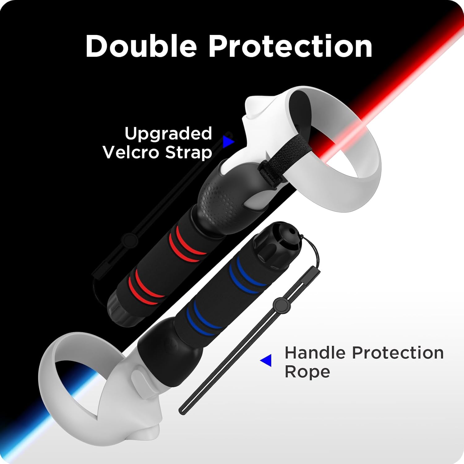 Thumbnail 2 de YOGES Handle Attachments for Quest 2 VR Controllers