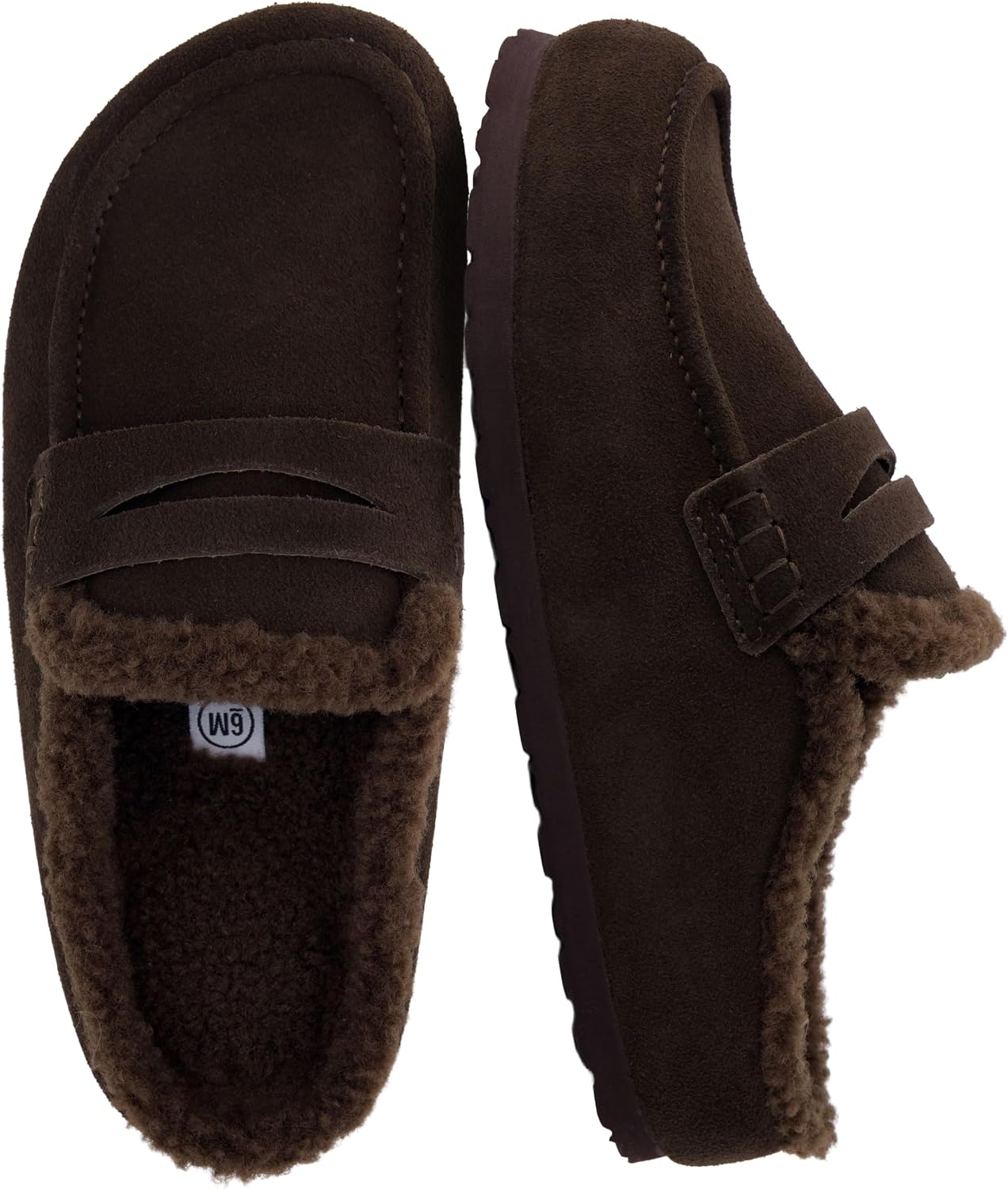 Detalle de CUSHIONAIRE Women's Suede Slippers