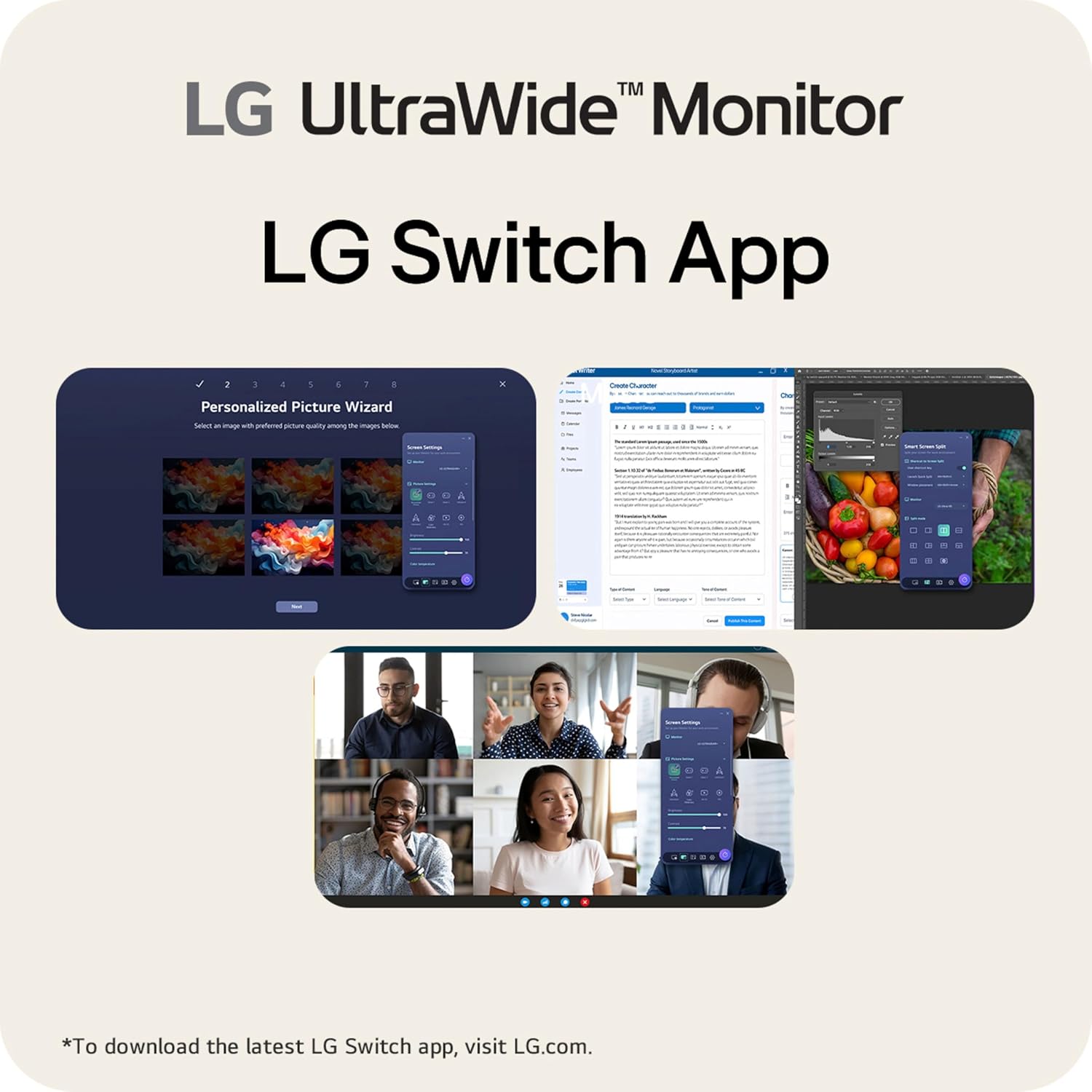 Thumbnail 5 de LG 34U530A-W 34-inch UltraWide WFHD monitor