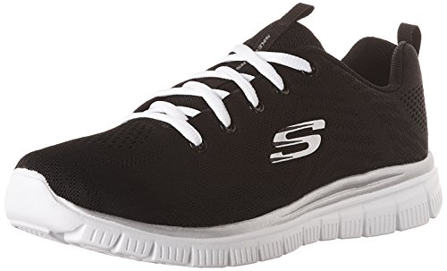 Detalle de Skechers Graceful Get Connected Zapatillas mujer 35.5 EU con malla negra