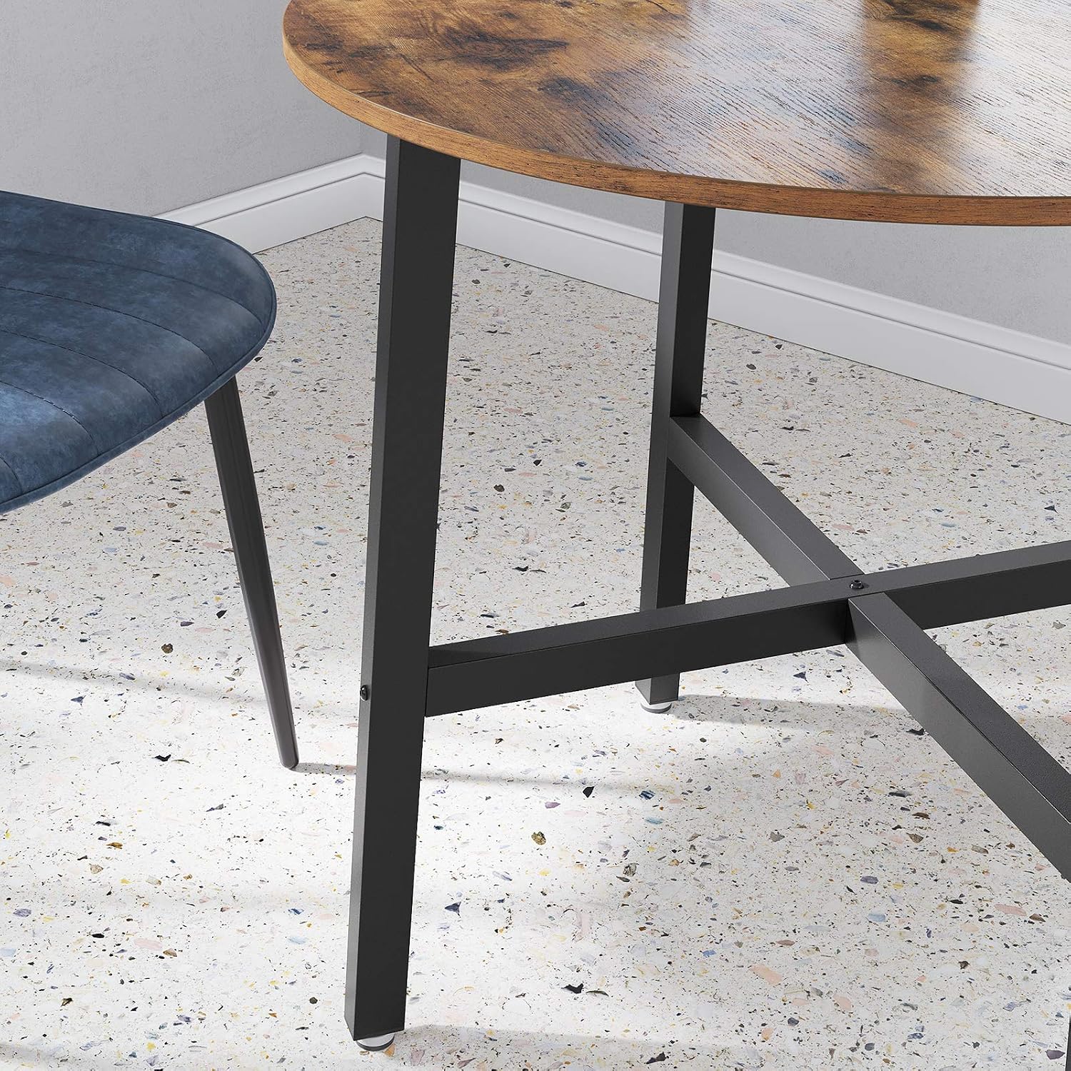 Thumbnail 5 de VASAGLE BARNET KDT080B01 Round Dining Table, 80 cm, Steel Frame