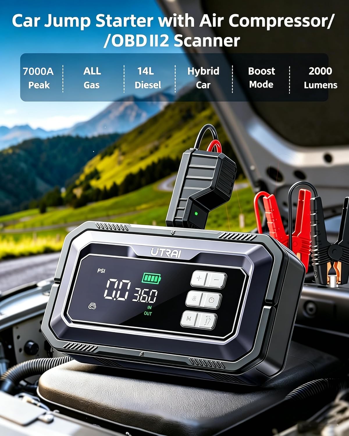 Thumbnail 1 de UTRAI JS-30 7000A Car Jump Starter