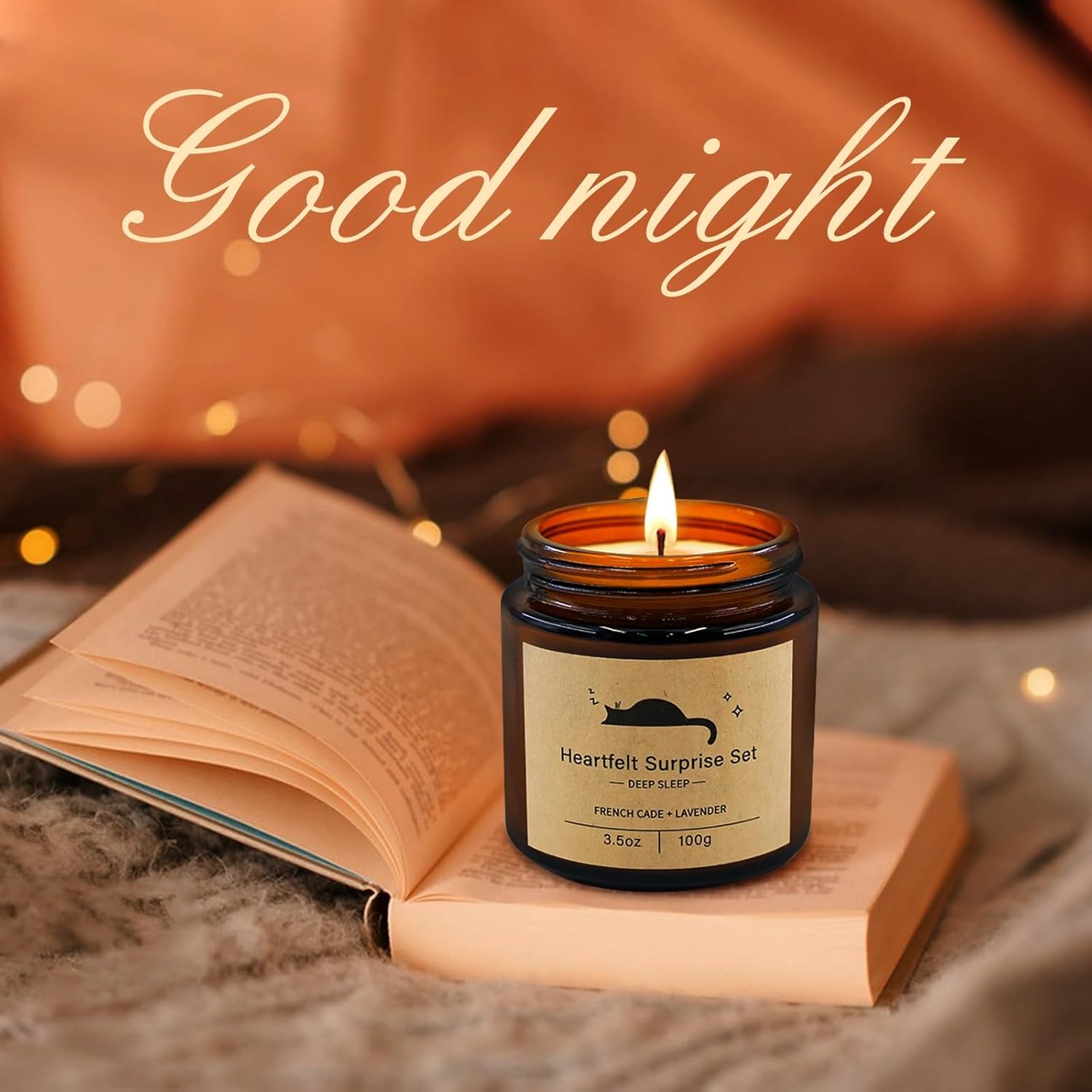 Thumbnail 3 de Candle Gift Set for Women (Cozy Home Set) with Aromatherapy Candles & Comfortable Eye Mask