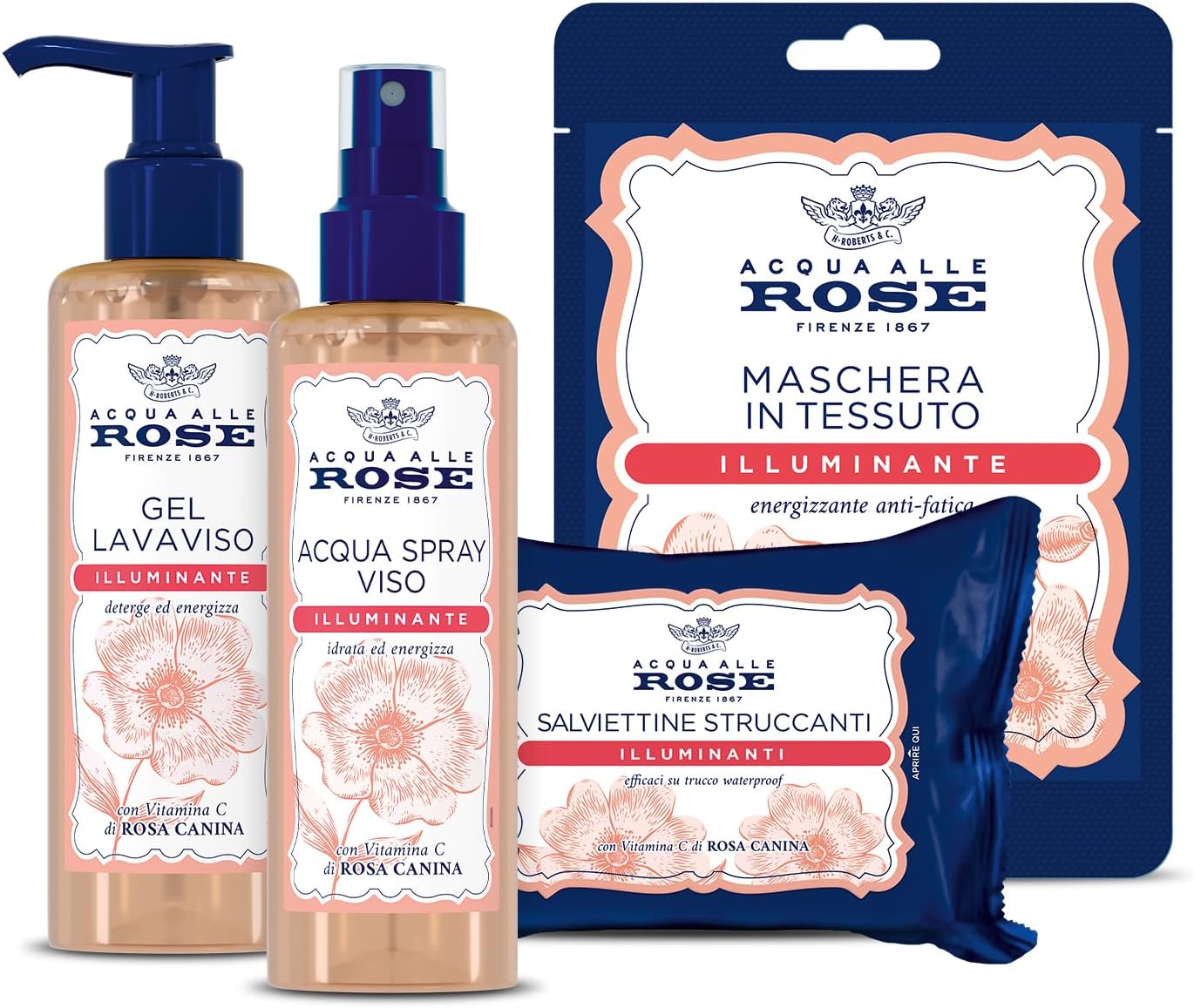 Detalle de Acqua alle Rose Set Illuminante con Vitamina C 200 ml
