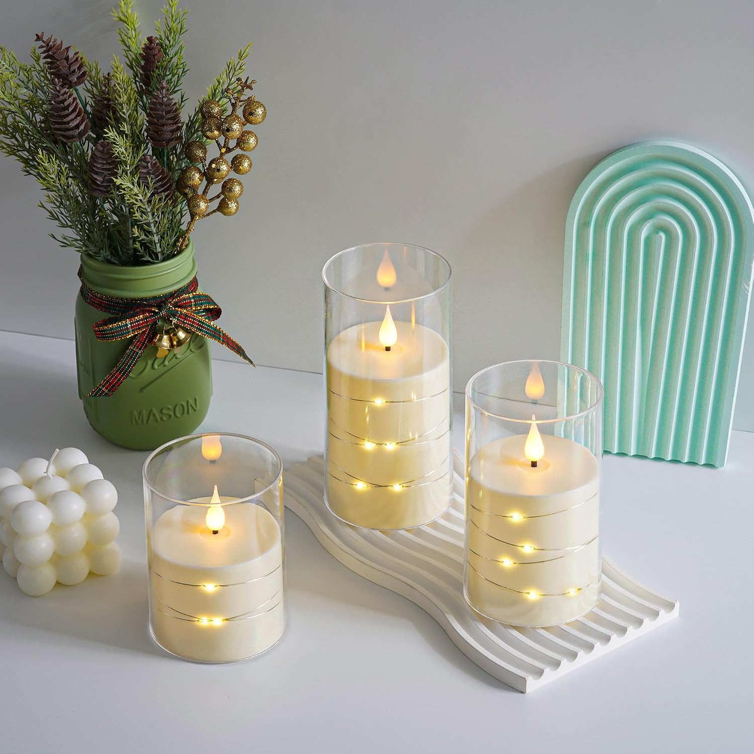 Thumbnail 4 de Da by LED Candles 3-piece flameless set 🕯