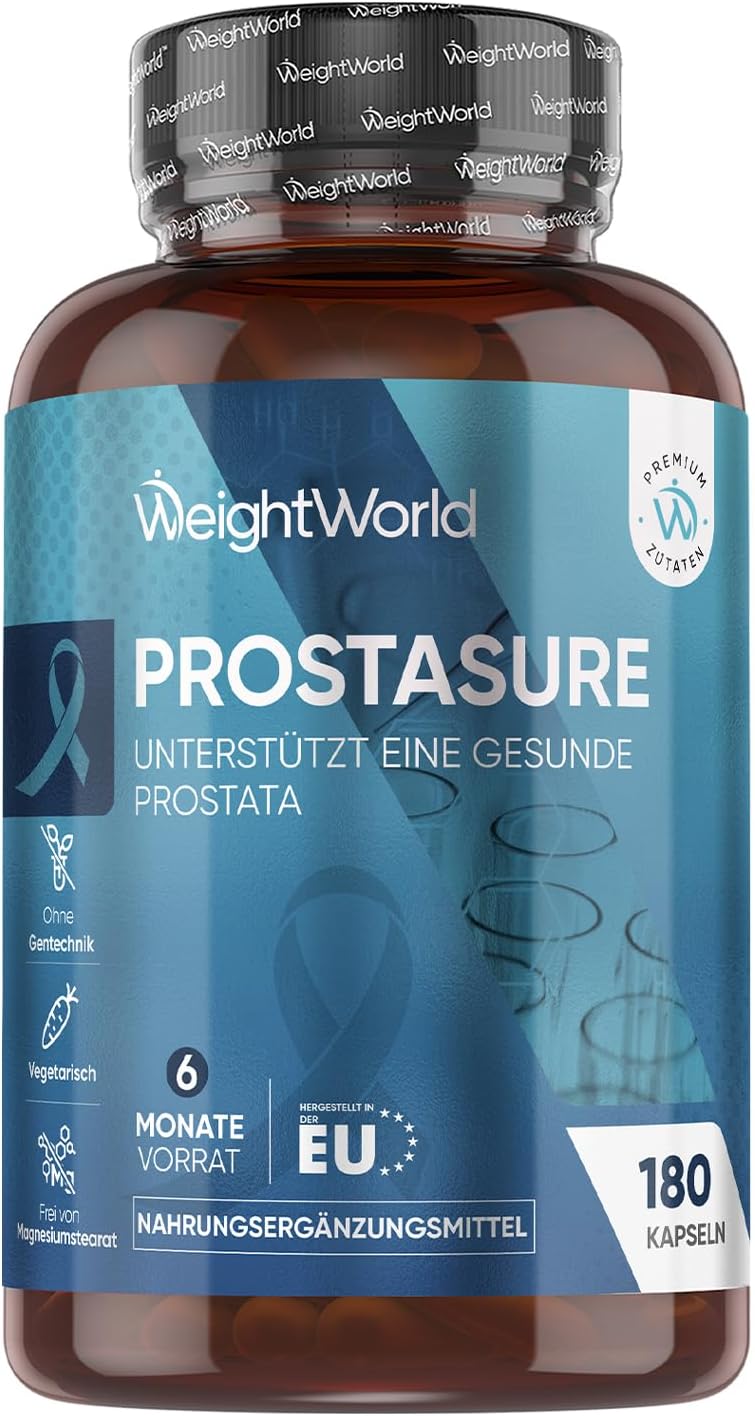 Detalle de Prostata Komplex Kapseln von WeightWorld – 1 Kapsel täglich, 180 Stück (6 Monate)