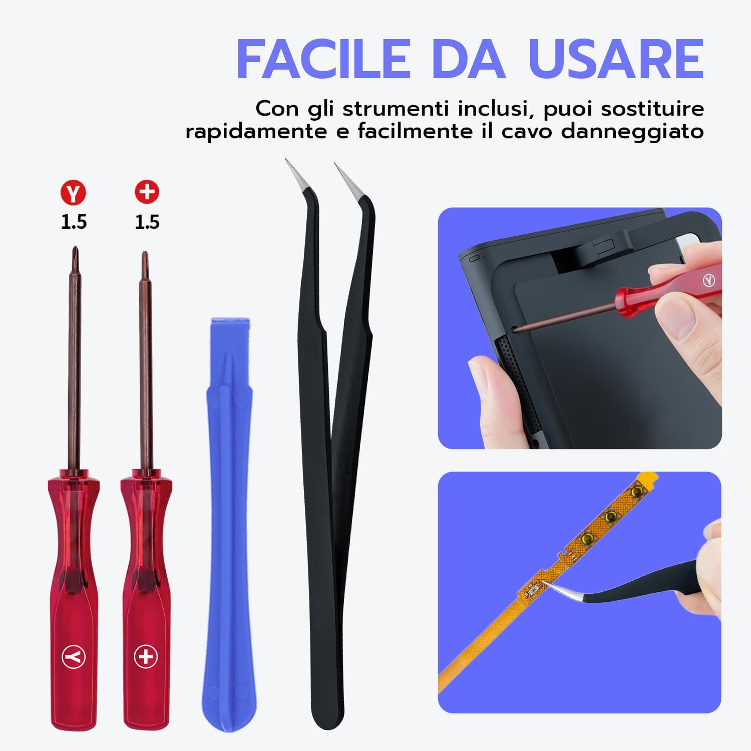 Detalle 2 de Tolesum Cavo flessibile per JoyCon NS2
