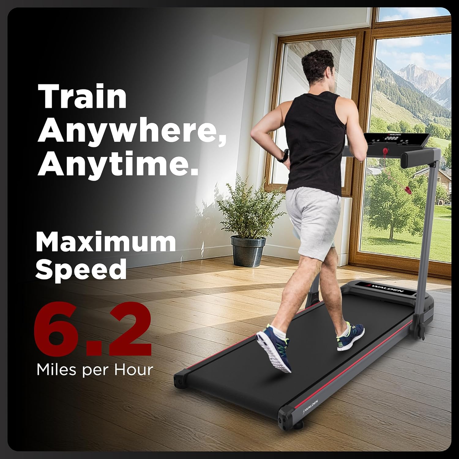 Thumbnail 1 de Walden F2800 Laufband – Klappbar, leise, 2,5 PS für Zuhause und Büro
