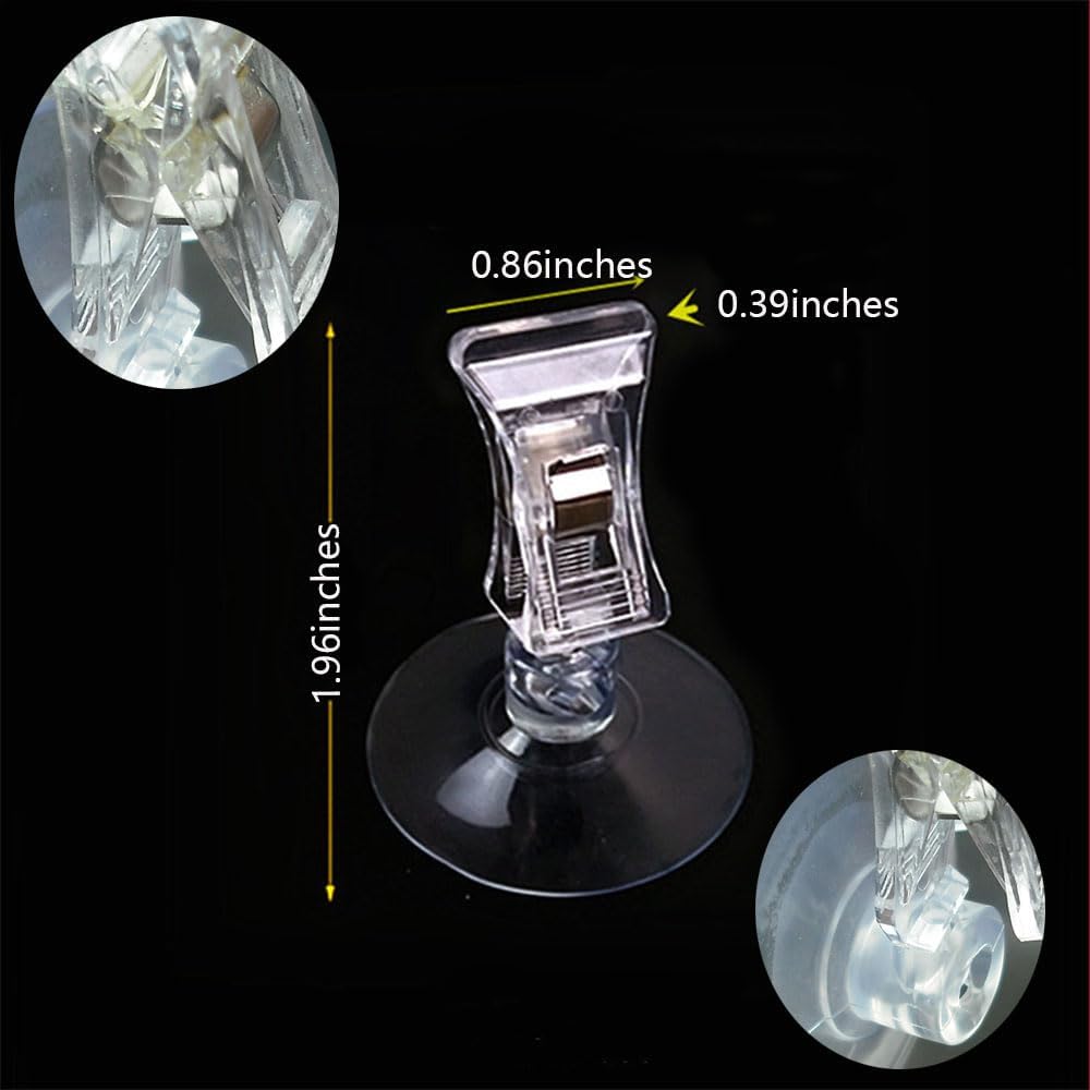 Thumbnail 5 de Transparent suction cup price tag clip