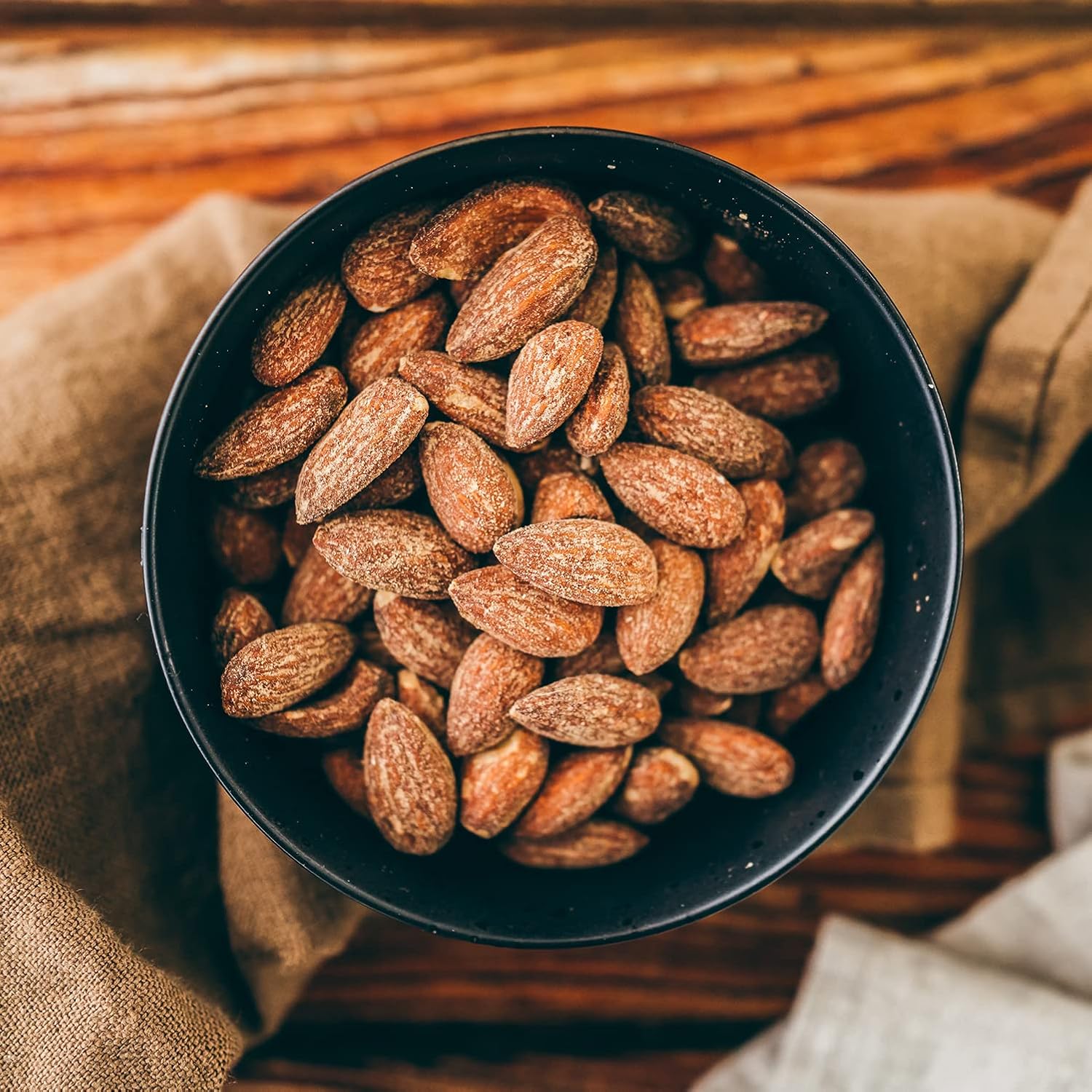 Thumbnail 2 de Seeberger Rauchmandeln geröstet & gesalzen im 5er Pack (5 x 150 g) – veganer Snack mit würzigem Raucharoma