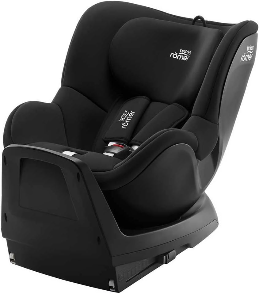 Detalle 2 de BRITAX RÖMER DUALFIX PLUS Girevole a 360° - Seggiolino auto dalla nascita fino a 4 anni, ISOFIX, Space Black