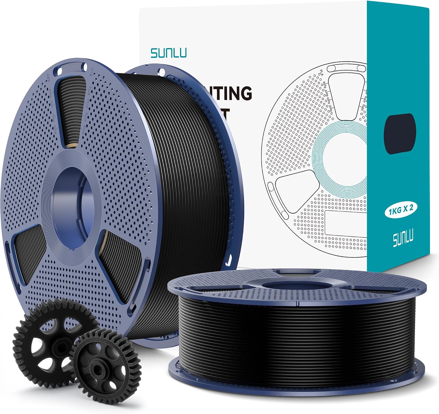 Detalle de SUNLU PLA+ 3D Printer Filament, 2KG