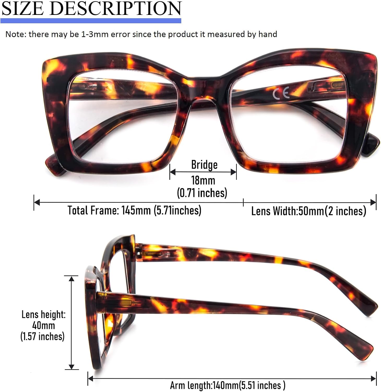 Thumbnail 4 de MMOWW Oversized Reading Glasses 3 Pack