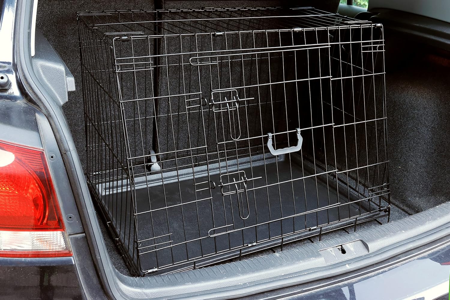 Detalle 2 de Faltbare schräge Hundebox Medium 76x56x54cm