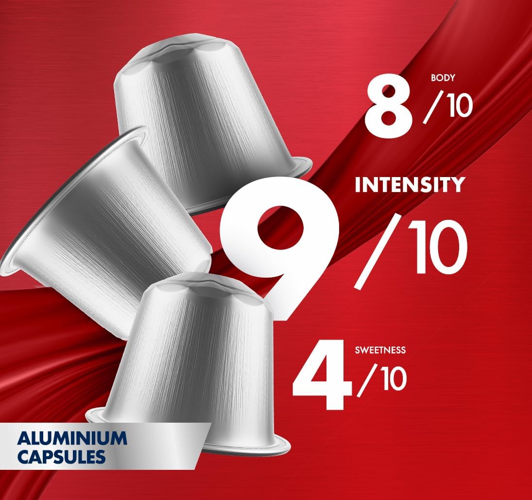 Detalle 2 de Caffè Borbone Miscela Magica Palermo – 100 capsule in alluminio compatibili Nespresso® per macchine domestiche