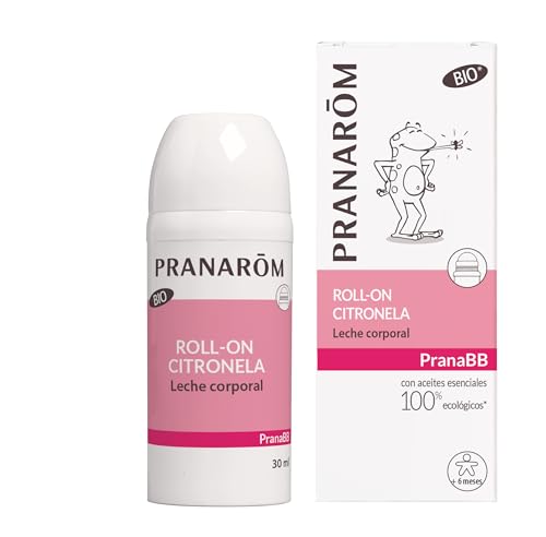 Detalle de PRANARÔM PranaBB Roll-On Antimosquitos BIO – Protección 7 Horas, 30 ml