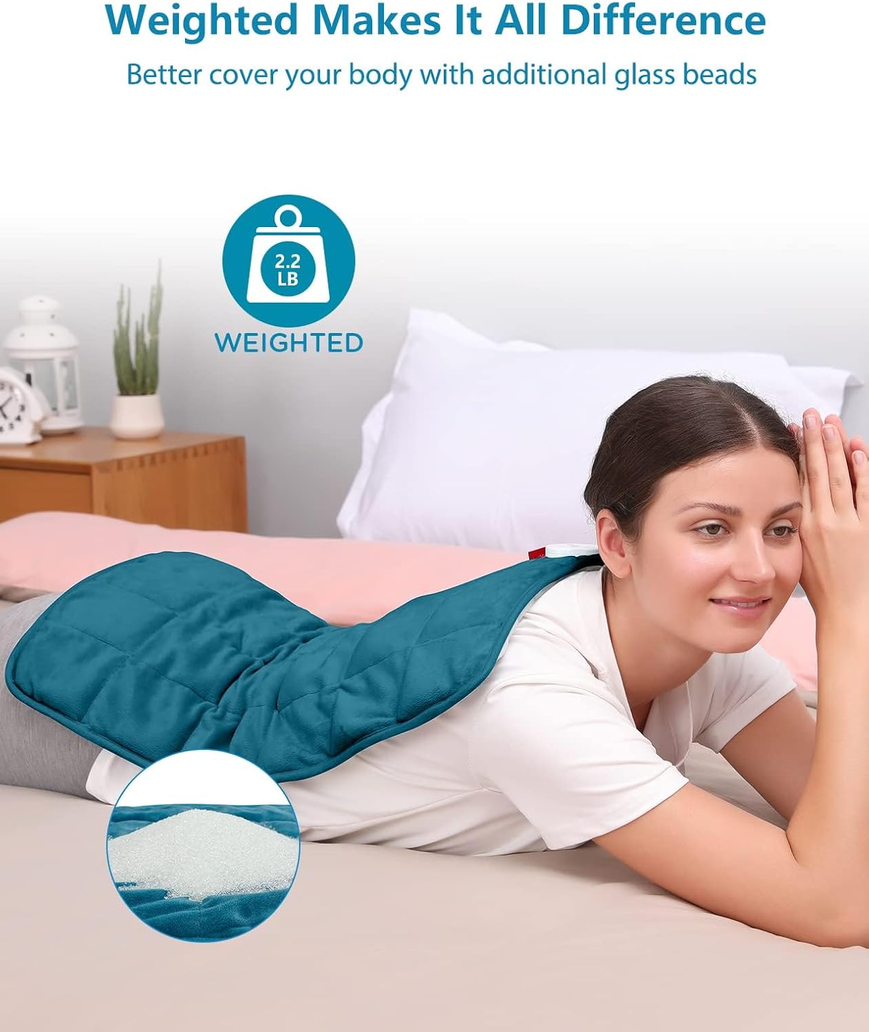 Thumbnail 2 de Comfytemp weighted heat pad 30x60cm
