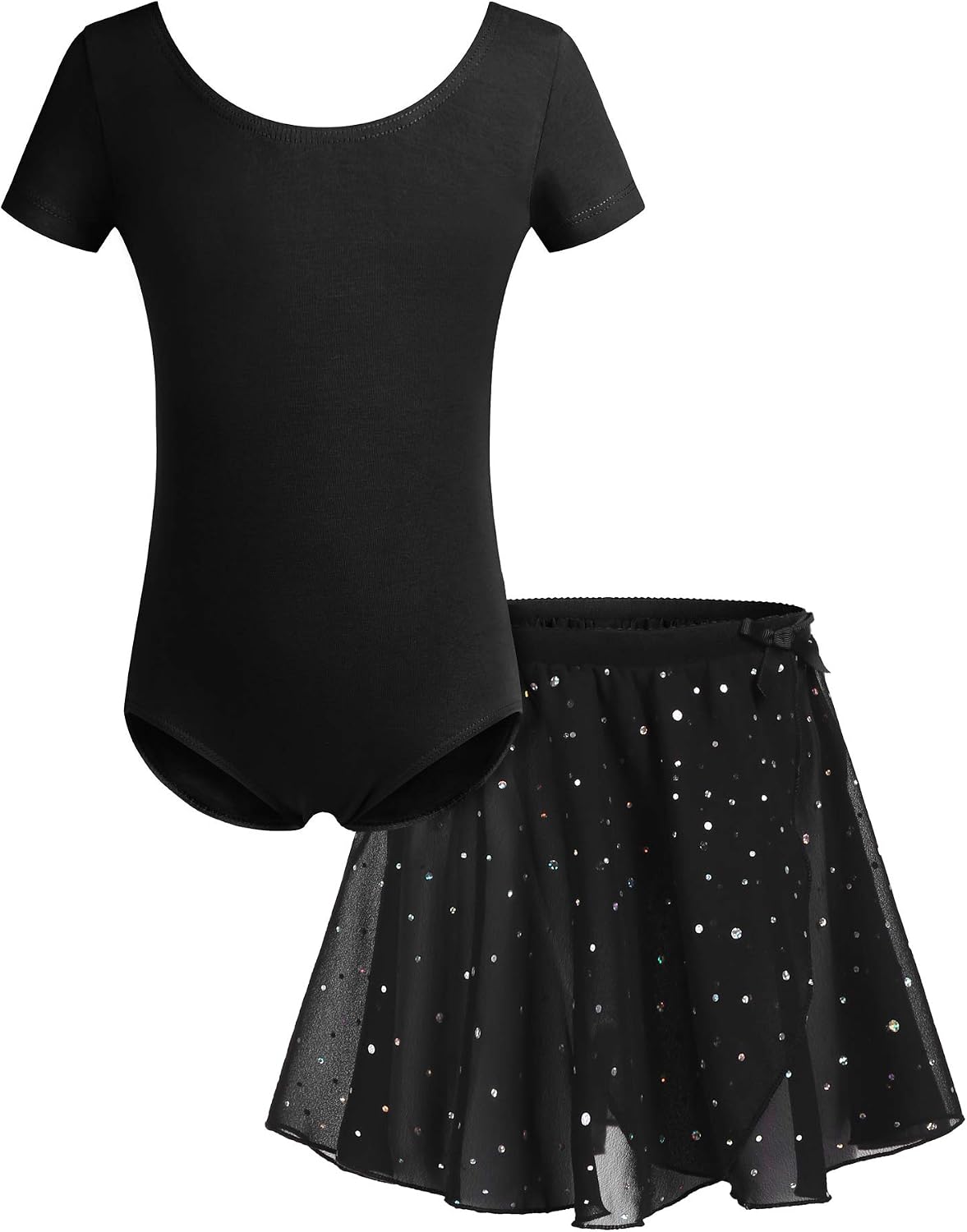 Detalle 2 de Bricnat abbigliamento da balletto per ragazze 2–10 anni: vestito/body in cotone con tutù