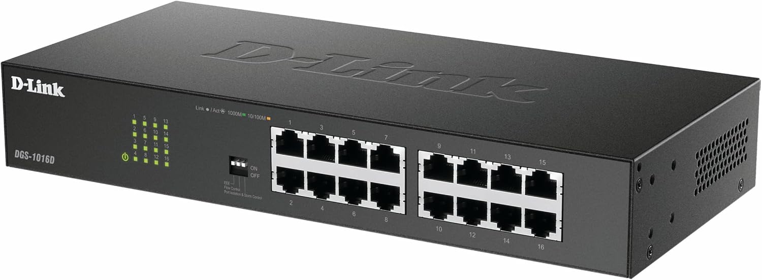 Thumbnail 2 de D-Link DGS-1016D 16-Port Gigabit Switch
