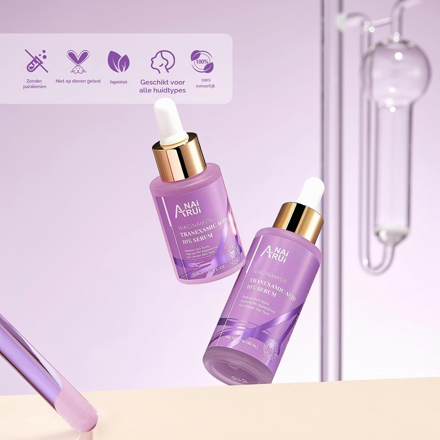 Thumbnail 3 de ANAI RUI 10% tranexaminezuurserum met niacinamide en hyaluronzuur, 50 ml
