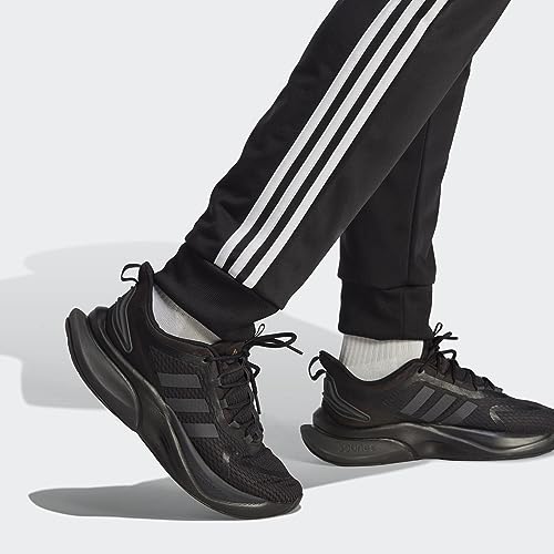 Thumbnail 6 de adidas Men's Sportswear Basic 3 Stripes Tricot Track Suit – Black, Size L