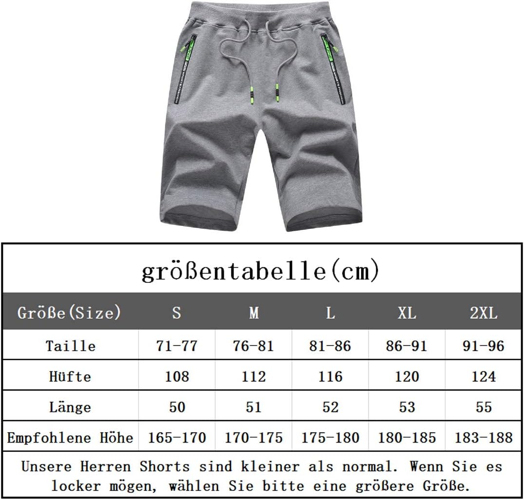 Detalle de JustSun herrshorts med resårmidja, dragsko och fickor med dragkedja