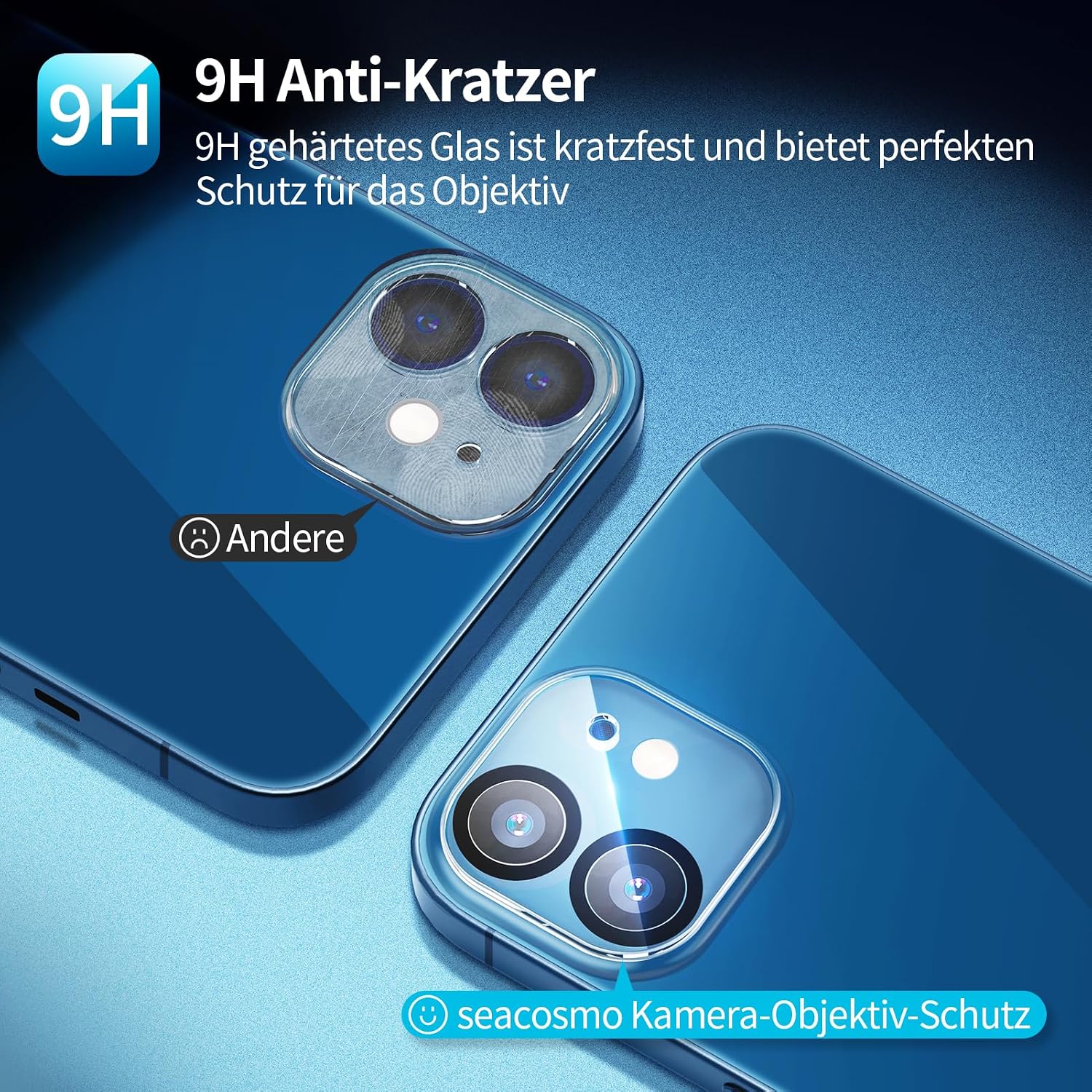 Thumbnail 5 de seacosmo iPhone 12 Hülle 360° Schutz Schwarz