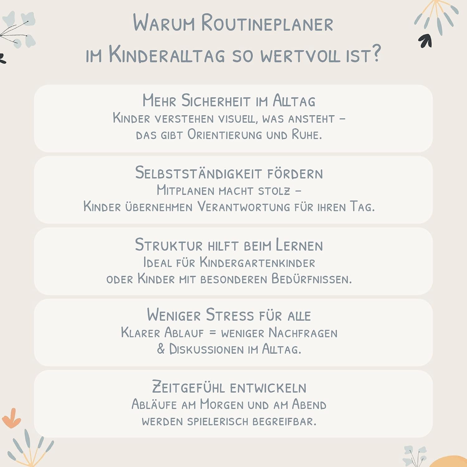Detalle 2 de Kinder Routineplaner 105 Symbolkarten
