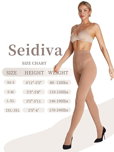 Thumbnail 5 de Seidiva Collant Femme 80 Deniers, doux et élastique ⚙