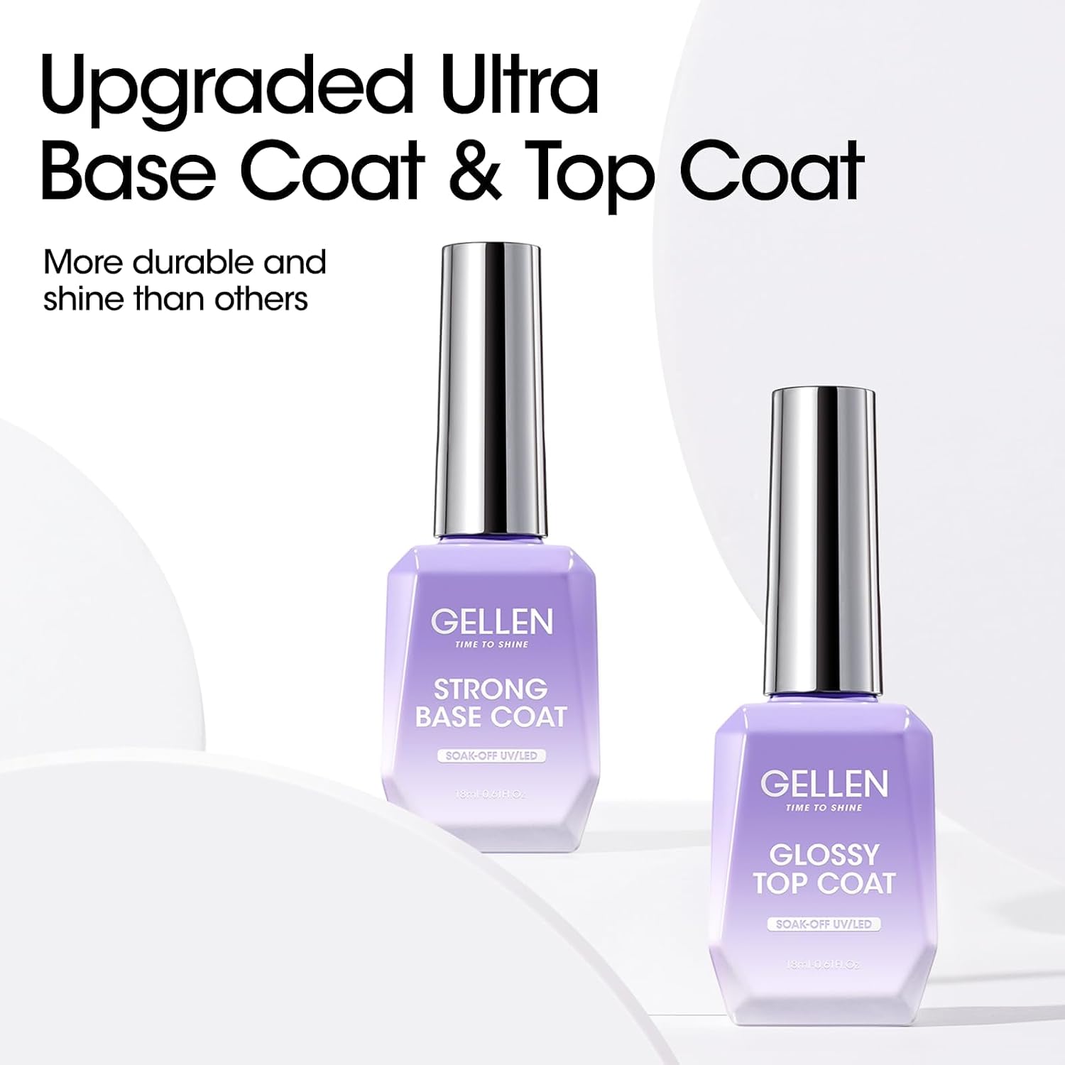 Detalle 2 de GELLEN Gel Top and Base Coat Set, 18ml